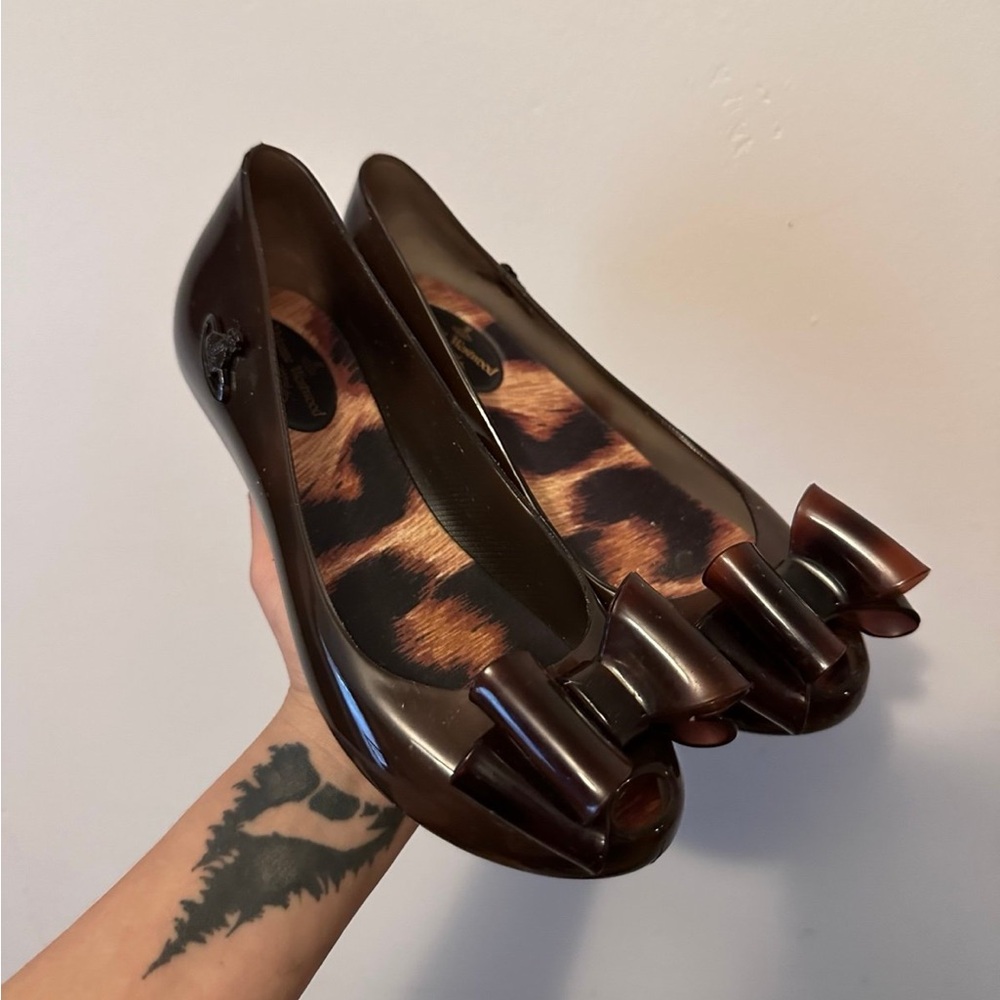 Vivienne Westwood Brown Bow Flats